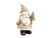 Kerstman woodlook met boom L - (CH-43783)